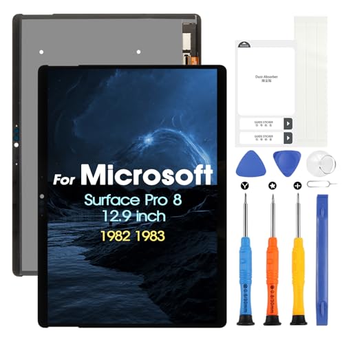 ARSSLY LCD Display für Microsoft Surface Pro 8 12.9" 1982 1983 2021 LCD Bildschirm für Microsoft Surface Pro 8 Touchscreen Digitazer Ersatz Bildschirm Full Assembly mit Reparatur Kit von ARSSLY