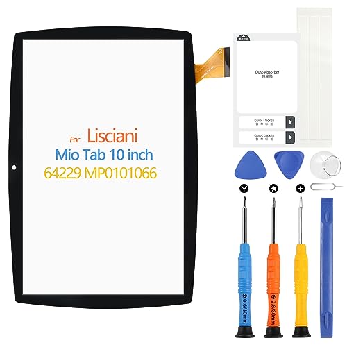 ARSSLY Touchscreen für Lisciani Mio Tab 10 Zoll Tutor 64229 MP0101066 Ersatz Bildschirm Digitizer Glas Touch Bildschirm mit Werkzeugen (nicht LCD, Schwarz von ARSSLY