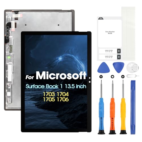 LCD Display für Microsoft Surface Book 1 Display für Surface Book1 1703 1704 1705 1706 13,5 Zoll LCD Bildschirm Touchscreen Digitazer Full Assembly mit Reparaturset, Schwarz LCD Display für Microsoft Surface Book 1 Display für Surface Book1 1703 1704 1705 1706 13,5 Zoll LCD Bildschirm Touchscreen Digitazer Full Assembly mit Reparaturset, Schwarz von ARSSLY