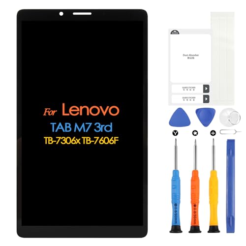 ARSSLY LCD Bildschirm für Lenovo Tab M7 3rd TB-7306F TB-7306 TB-7306X, 7 Zoll Display Screen Replacement, Ersatz Touchscreen Digitazer Assembly mit Reparaturset ARSSLY LCD Bildschirm für Lenovo Tab M7 3rd TB-7306F TB-7306 TB-7306X, 7 Zoll Display Screen Replacement, Ersatz Touchscreen Digitazer Assembly mit Reparaturset von ARSSLY