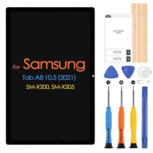 for Samsung Galaxy Tab A8 2021 SM-X200 SM-X205 10.5" Display Replacement Touch Screen Digitizer Assembly with Repair Kit for Samsung Galaxy Tab A8 2021 SM-X200 SM-X205 10.5" Display Replacement Touch Screen Digitizer Assembly with Repair Kit von ARSSLY