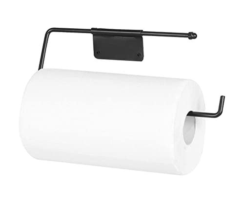 ARSUK küchenrollenhalter papierrollenhalter wandmontierter Edelstahl 29 x 0.75 x 13 cm (Schwarz) von ARSUK