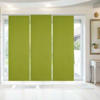 Arsvita - Blickdichter Flächenvorhang / Schiebevorhang ( 3er Pack ) mit Technik - 60x245cm ( Breite x Länge ), Fertiggardine Alessia in vielen Farben von ARSVITA