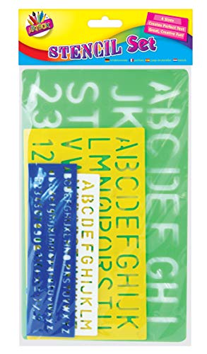 Artbox 4x Schablonen Buchstaben Alphabet Basteln Zahlen Artbox 4x Schablonen Buchstaben Alphabet Basteln Zahlen von ART BOX