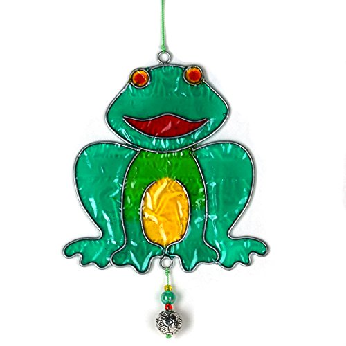 ART-CRAFT Fenster Hängedeko suncatcher Mobile Fensterdekoration Sonnenfänger als Tiermotiv Frosch von ART-CRAFT