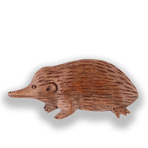 ART-CRAFT Handgeschnitzter Holz-Tier-Magnet Memo-Clip Igel von ART-CRAFT