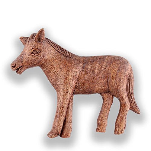 ART-CRAFT Handgeschnitzter Holz-Tier-Magnet Memo-Clip Pferd ART-CRAFT Handgeschnitzter Holz-Tier-Magnet Memo-Clip Pferd von ART-CRAFT