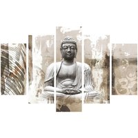 Art For The Home - Leinwandbilder Set Buddha xxl (5 st.) 150x100cm von ART FOR THE HOME