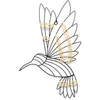 Luxus Metal Art Wanddeko Hummingbird Schwarz 36x26cm Luxus Metal Art Wanddeko Hummingbird Schwarz 36x26cm von ART FOR THE HOME
