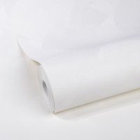 Vliestapete - Basic stuc off Weiss - 10m x 52cm von SUPERFRESCO EASY