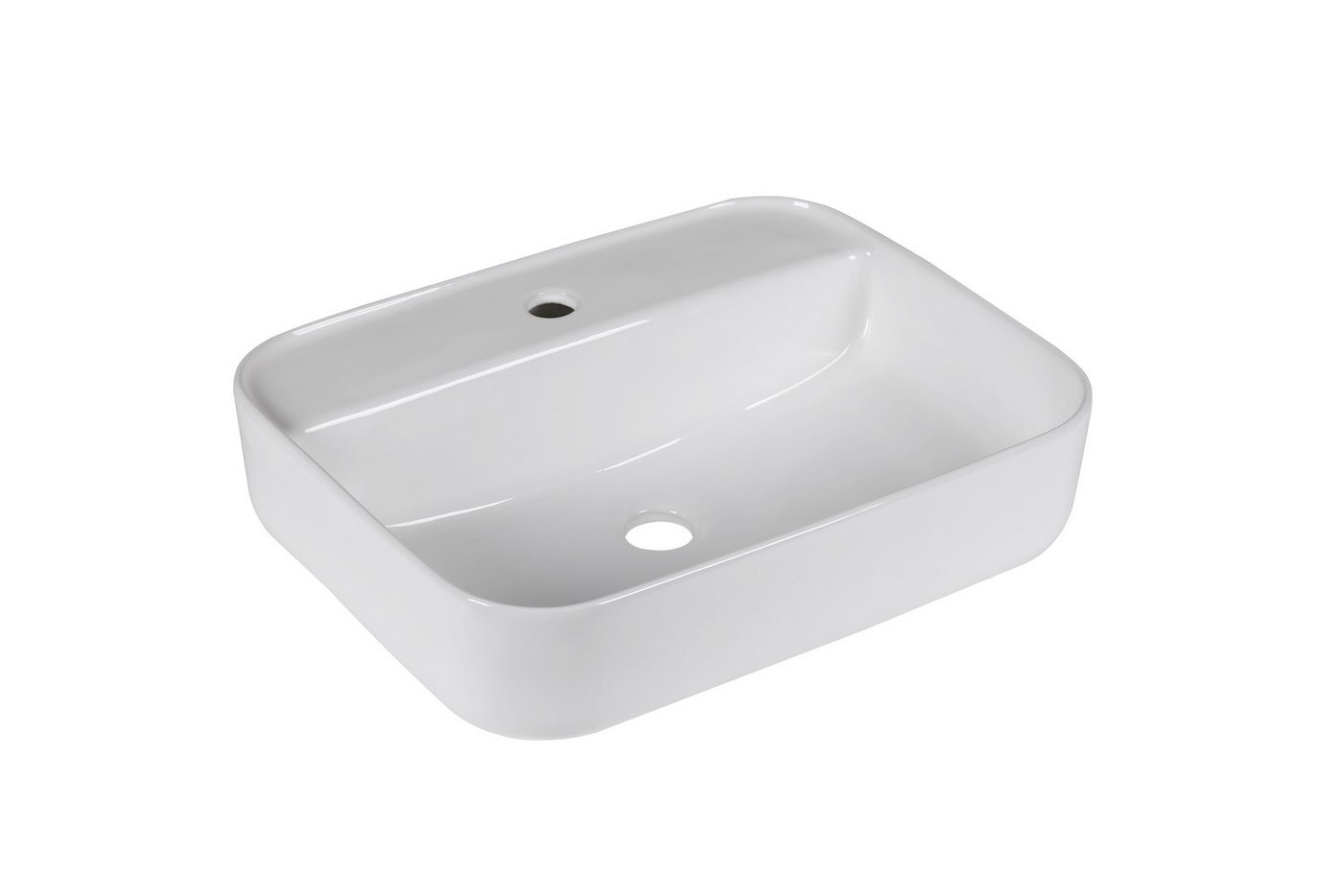 ART OF BAAN Aufsatzwaschbecken Art of Baan® Premium Aufsatzwaschbecken eckig - 500 x 400 x 135 mm, Nanobeschichtung von ART OF BAAN