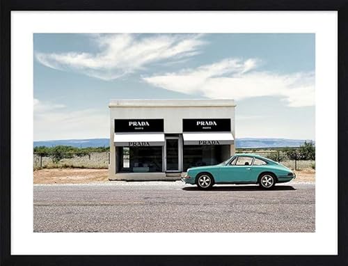 ART PRINT CAFE' – Foto-Kunstbild - Fashion-Fotografie Julian Lauren, Marfa, Texas. 83x63 cm: Gerahmte Kunstdrucke, Rahmenfarbe: Schwarz ART PRINT CAFE' – Foto-Kunstbild - Fashion-Fotografie Julian Lauren, Marfa, Texas. 83x63 cm: Gerahmte Kunstdrucke, Rahmenfarbe: Schwarz von ART PRINT CAFE'