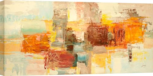 ART PRINT CAFE' – Moderne abstrakte Kunst - Bilder auf Leinwand - Lucas, Sommerlichter - 100x50 cm ART PRINT CAFE' – Moderne abstrakte Kunst - Bilder auf Leinwand - Lucas, Sommerlichter - 100x50 cm von ART PRINT CAFE'