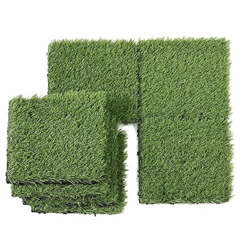 Kunstrasen-Fliesen, ineinandergreifend, selbstentwässernde Matte, durchlässige Rückseite, Gras von ART TO REAL