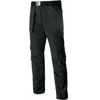 Herren Cargo Arbeitshose schwarz mit 7 Taschen 60 - Schwarz von ART.MAS