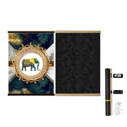 ART2HEAT Ferninfrarot Kunstheizer Graphenheizung mit Bild Graphene Ultraleichtes, leicht zu lagerndes Infrarot-Heizbild wärmt den Körper effizient nachhaltig (Elefant) von ART2HEAT