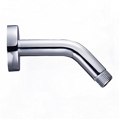 Duscharm für kopfbrause oder regendusche Brausearm Wandarm Massiv Messing Chrom 15cm von Acefy