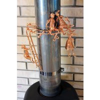 Kupfer Schornsteinfeger Figuren Kamin Skulptur Dekor Kupfer Schornsteinfeger Figuren Kamin Skulptur Dekor von ARTBUZgallery