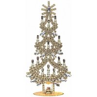 8 "' Großer Vintage Crystal Clear Kunstglas-Weihnachtsbaum Weihnachtsdekoration 8 "' Großer Vintage Crystal Clear Kunstglas-Weihnachtsbaum Weihnachtsdekoration von ARTDECO1930ETSY