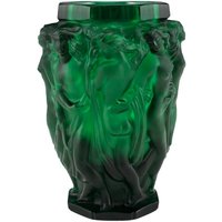 Art Deco Grüne Glasvase Hoffmann, Bacchantinnen Design von ARTDECO1930GLASS