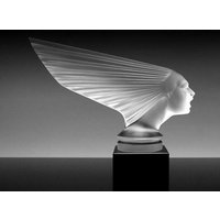 Boho Art Deco Kunstglas 1930 H.hoffmann " Spirit Of The Wind Glasauto Maskottchen Figur Victoire Kühlerfigur | Briefbeschwerer von ARTDECO1930GLASS