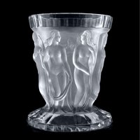 Glamouröse Art Deco Satinglas Große Vase 1930 "H. Hoffmann von ARTDECO1930GLASS