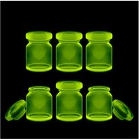 Sammler Uranglasflaschen Mit Deckeln Schmuckflaschen Apothekergläser | 6 Stück Sammler Uranglasflaschen Mit Deckeln Schmuckflaschen Apothekergläser | 6 Stück von ARTDECO1930GLASS