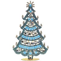 Vintage Strass Weihnachtsbaum Czechoslovakian Xl Dekor von ARTDECO1930GLASS