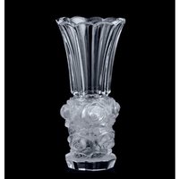 Bezauberndes Art Déco Sammler Satin Glas Große Vase "Roses' 1930' H.hoffmann von ARTDECO1930GLASS