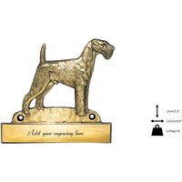 Airedale Terrier, Hundeplakette, Kann Graviert Werden, Limitierte Auflage, Artdog Airedale Terrier, Hundeplakette, Kann Graviert Werden, Limitierte Auflage, Artdog von ARTDOGshop
