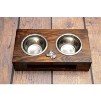 Hundenäpfe Mit Reliefs Aus Der Artdog Kollektion - American Staffordshire Terrier von ARTDOGshop