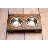 Hundenäpfe Mit Reliefs Aus Der Artdog Kollektion -Irish Soft Coated Wheaten Terrier von ARTDOGshop