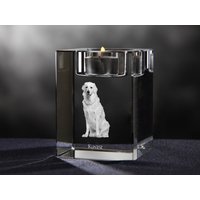 Kuvasz, Kristall-Kerzenleuchter Mit Hund, Souvenir, Dekoration, Limitierte Auflage, Artdog Kuvasz, Kristall-Kerzenleuchter Mit Hund, Souvenir, Dekoration, Limitierte Auflage, Artdog von ARTDOGshop