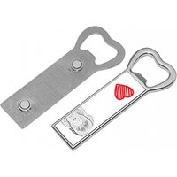 Labrador Retriever - Metallflaschenöffner Mit Einem Magnet Für Den Kühlschrank Bild Eines Hundes. Kollektion von ARTDOGshop