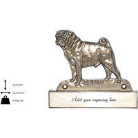 Mops, Hundeplakette, Kann Graviert Werden, Limitierte Auflage, Artdog Mops, Hundeplakette, Kann Graviert Werden, Limitierte Auflage, Artdog von ARTDOGshop