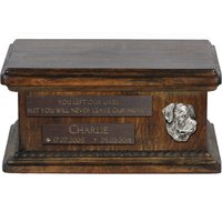 Niedrig Urne Für Hundeasche Mit Relief Und Satz Ihrem Hundenamen Datum - Rottweiler, Art-Dog von ARTDOGshop