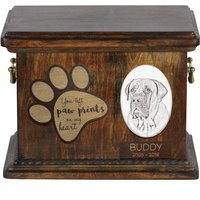 Urne Für Hundeasche Mit Keramikplatte Und Beschreibung - Boerboel, Art-Dog von ARTDOGshop