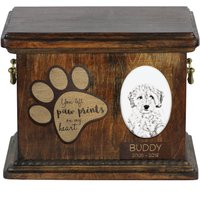 Urne Für Hundeasche Mit Keramikplatte Und Beschreibung - Cockapoo, Art-Dog von ARTDOGshop