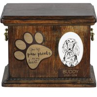 Urne Für Hundeasche Mit Keramikplatte Und Beschreibung - Deutsch Langhaar, Art-Dog von ARTDOGshop