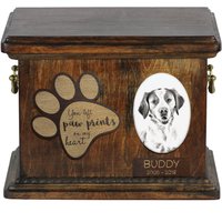 Urne Für Hundeasche Mit Keramikplatte Und Beschreibung - Epagneul Breton, Art-Dog von ARTDOGshop