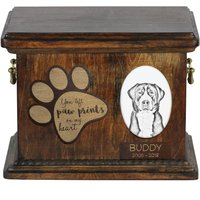 Urne Für Hundeasche Mit Keramikplatte Und Beschreibung - Grosser Schweizer Sennenhund, Art-Dog von ARTDOGshop