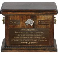 Urne Für Hundeasche Mit Relief Und Satz Ihrem Hundenamen Datum - Dalmatiner, Art-Dog von ARTDOGshop