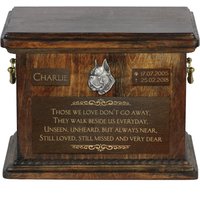 Urne Für Hundeasche Mit Relief Und Satz Ihrem Hundenamen Datum - Deutsche Boxer , Art-Dog von ARTDOGshop