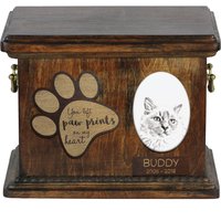 Urne Für Katzenasche Mit Keramikplatte Und Beschreibung - Birma-Katze, Art-Dog von ARTDOGshop