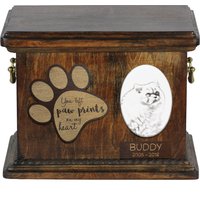 Urne Für Katzenasche Mit Keramikplatte Und Beschreibung - Himalayan , Art-Dog von ARTDOGshop