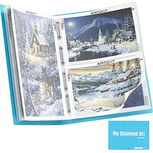 ARTDOT 5D Diamond Painting Bilder Album, Sichtbuch in A1 Diamant Painting Aufbewahrung von ARTDOT