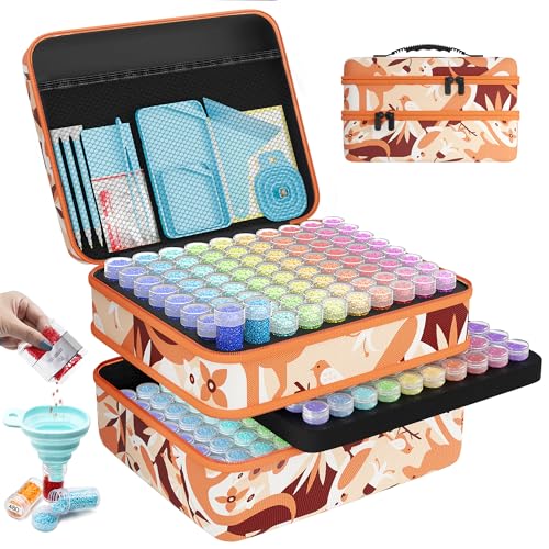 ARTDOT 5D Diamond Painting zubehör Boxen, 240 Stück Diamond Painting Aufbewahrungsbox für Diamond Painting Bilder Steine Samen Schmuck von ARTDOT