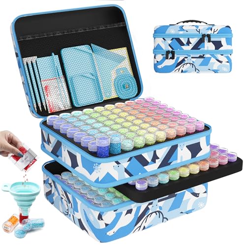 ARTDOT 5D Diamond Painting zubehör Boxen, 240 Stück Diamond Painting Aufbewahrungsbox für Diamond Painting Bilder Steine Samen Schmuck von ARTDOT