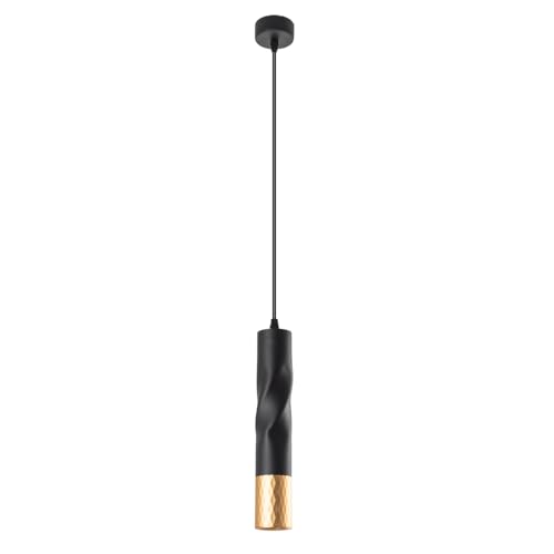 ARTE LAMP ​Deckenlampe – Küchenlampe - Deckenleuchte – Hängeleuchte mit Kabel – Hängelampe mit schwarzen Lampenfassungen und -schirm von ARTE LAMP