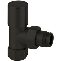 Arteclima - Mattschwarzes 1/2' Eckventil mit Thermostatoption 30812NO matt-schwarz von ARTECLIMA